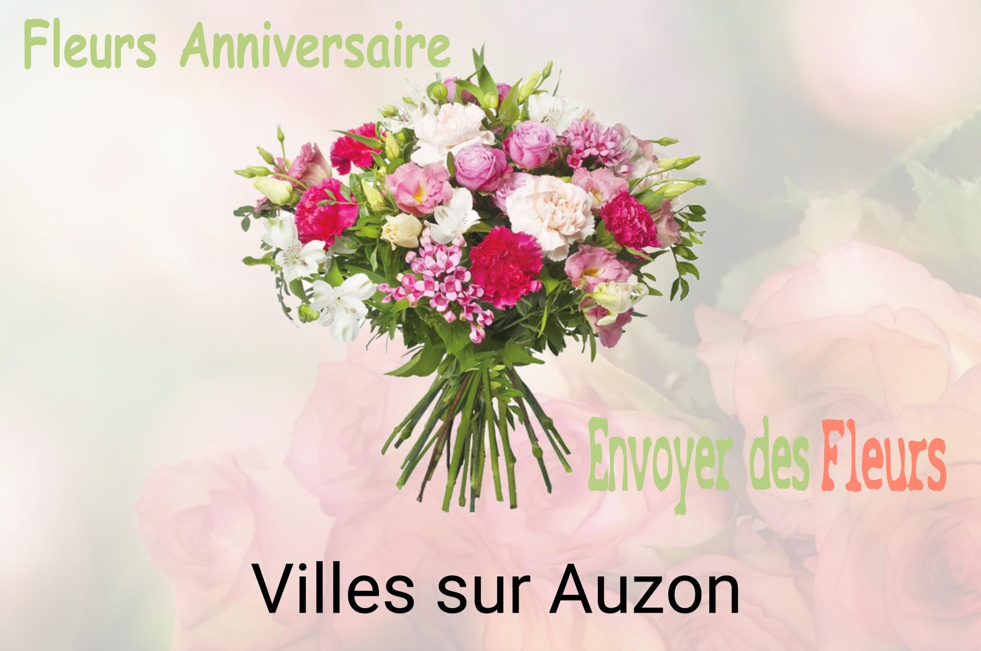 Bouquet de fleurs d’anniversaire livré à Villes-sur-Auzon