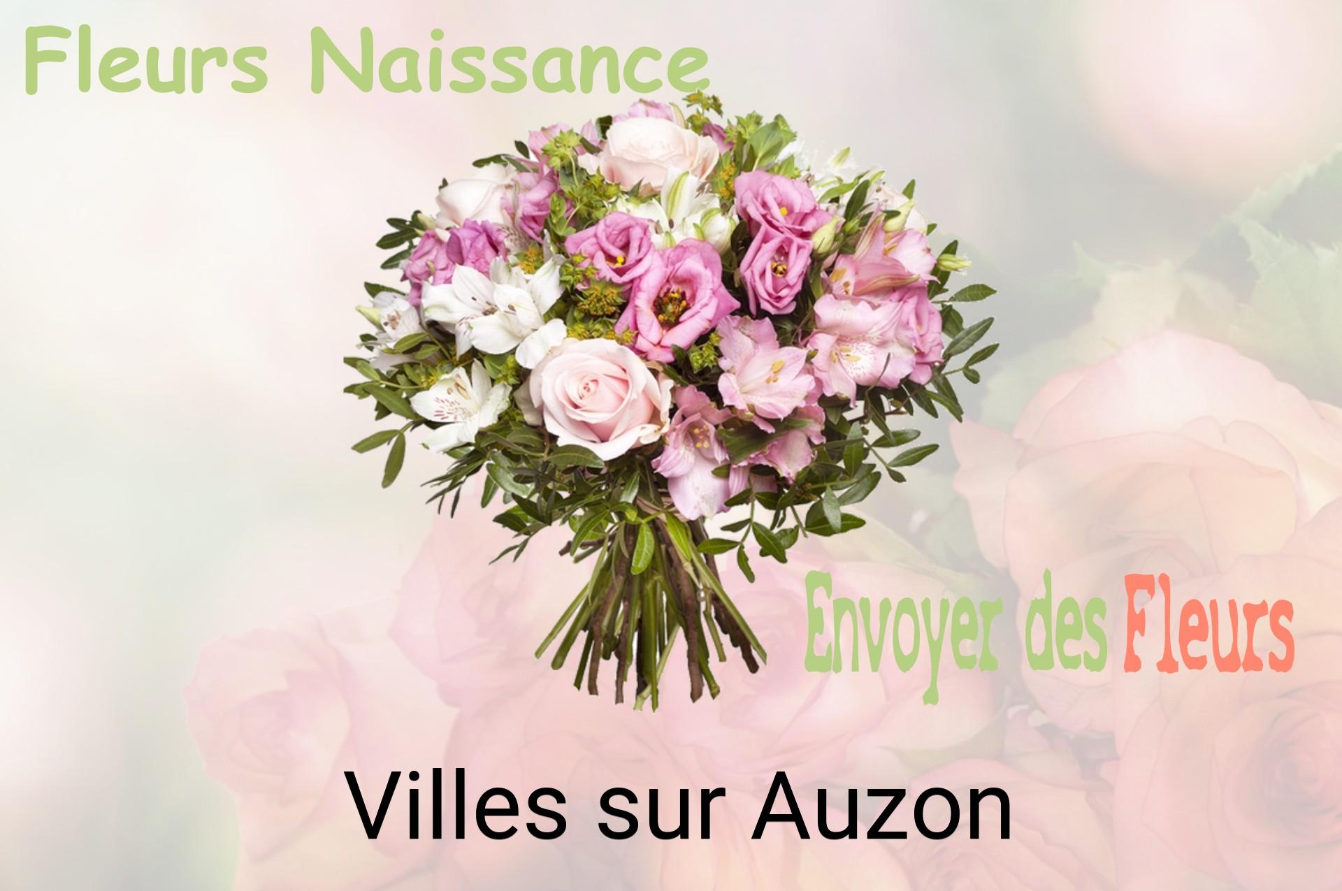 Bouquet de fleurs de naissance livré à Villes-sur-Auzon